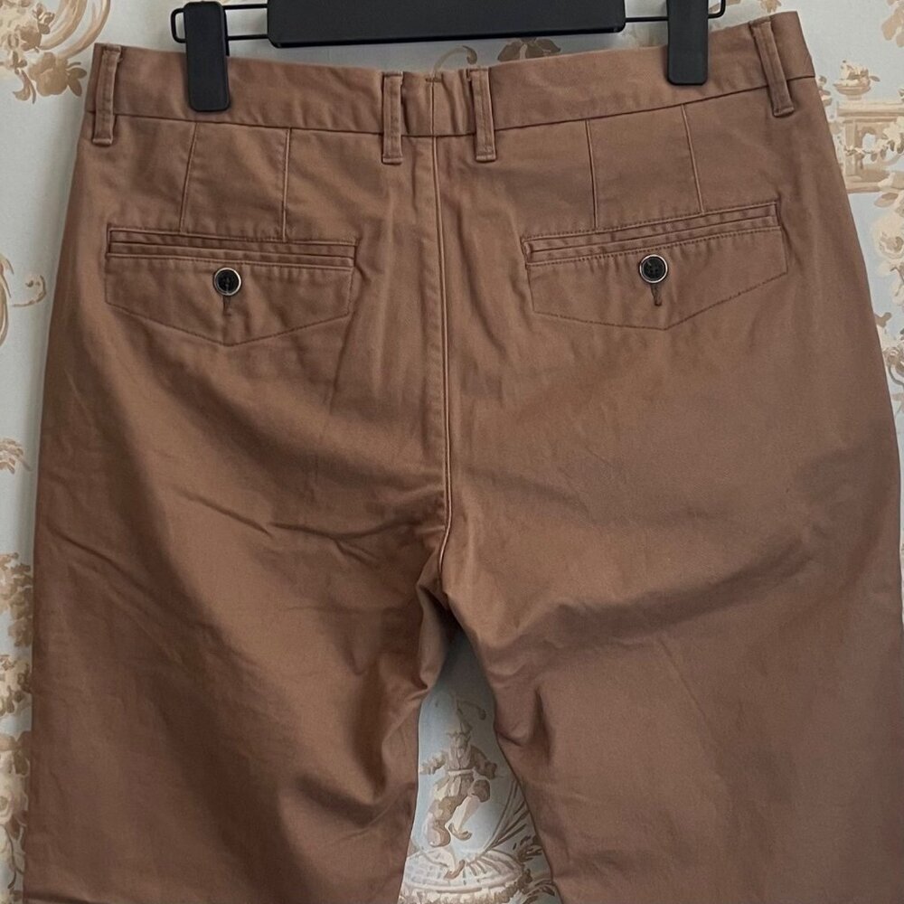 Perk Flat Front Slim Fit Stretch Feel Good Chinos Men’s 31x 32 Twill Casual NEW - Picture 5 of 13